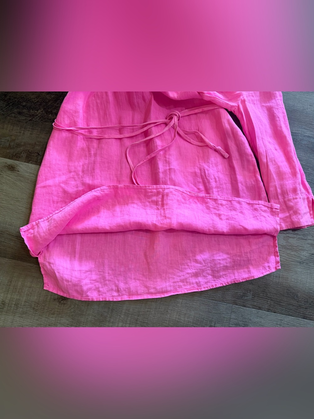 Lilly Pulitzer Pilar Tunic Linen Dress Aura 
Pink Size XS - Picture 13 of 16